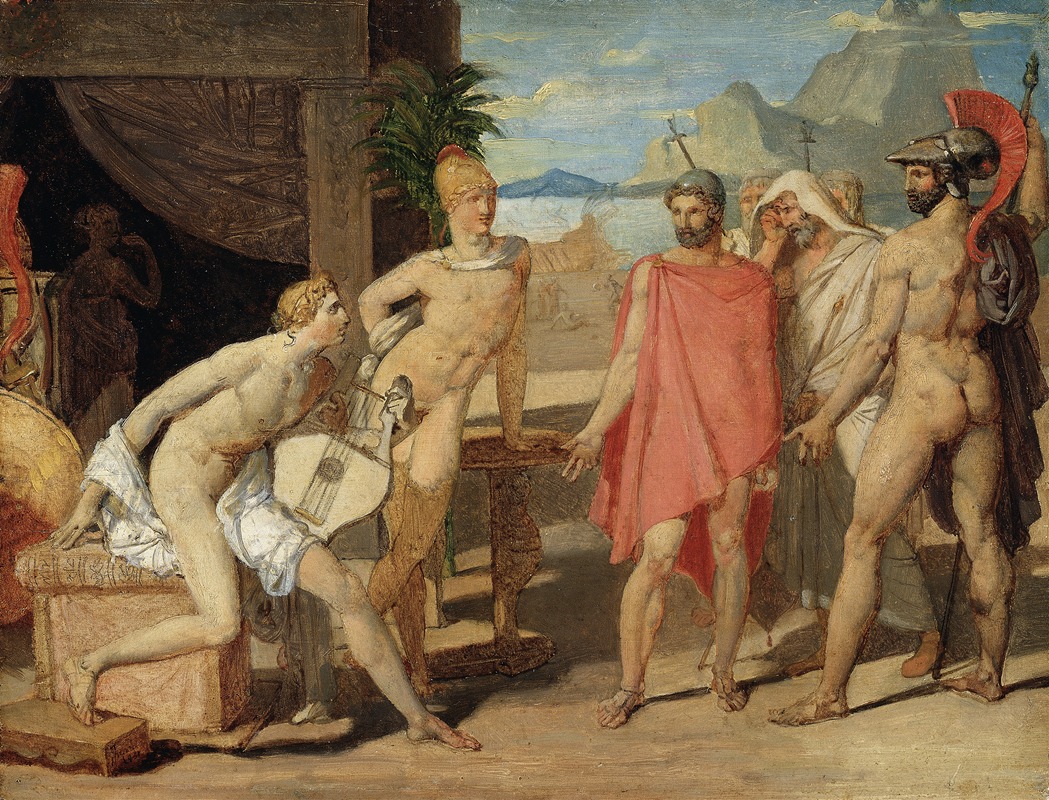 Achilles Receiving in his Tent the Envoys of Agamemnon