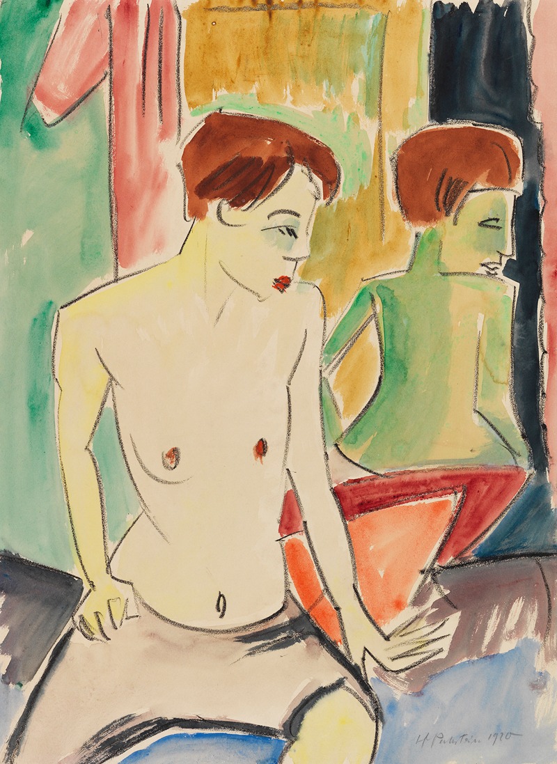 Act II (Woman Seated in Front of a Mirror)