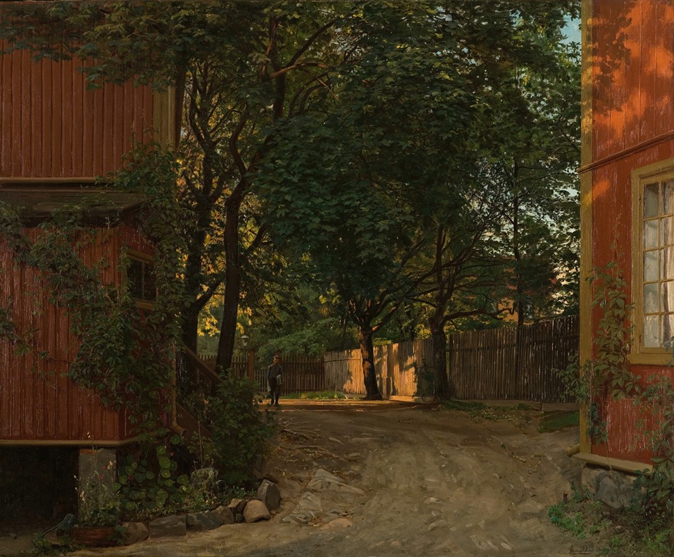 Aftenavisen kommer, Majorstuveien 8