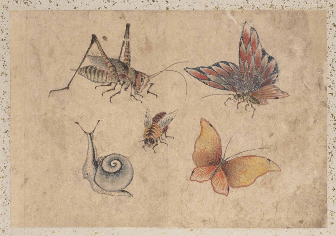 Album of Sketches by Katsushika Hokusai and His Disciples Pl.36 (19th century)