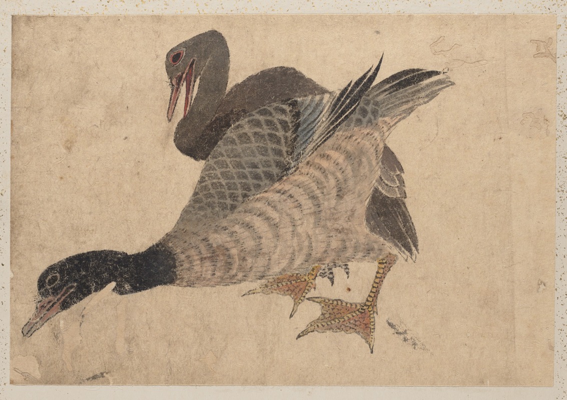 Album of Sketches by Katsushika Hokusai and His Disciples Pl.37 (19th century)
