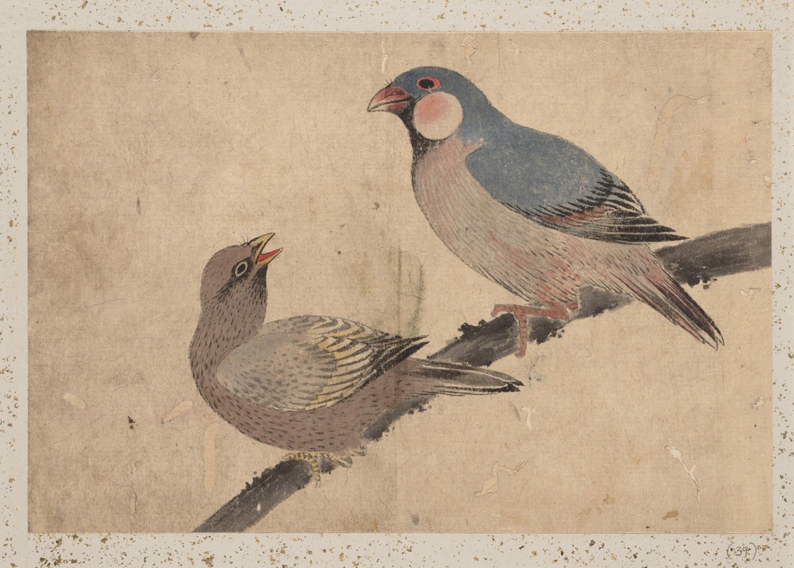 Album of Sketches by Katsushika Hokusai and His Disciples Pl.39 (19th century)