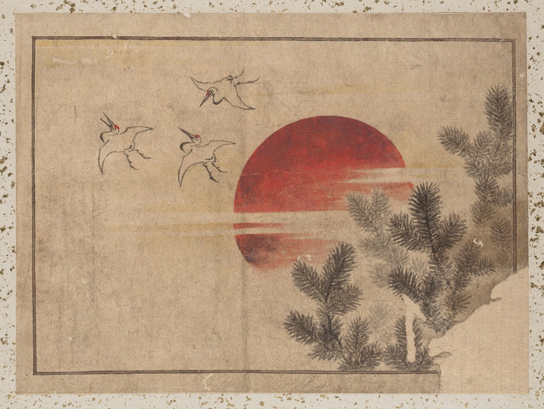 Album of Sketches by Katsushika Hokusai and His Disciples Pl.46 (19th century)