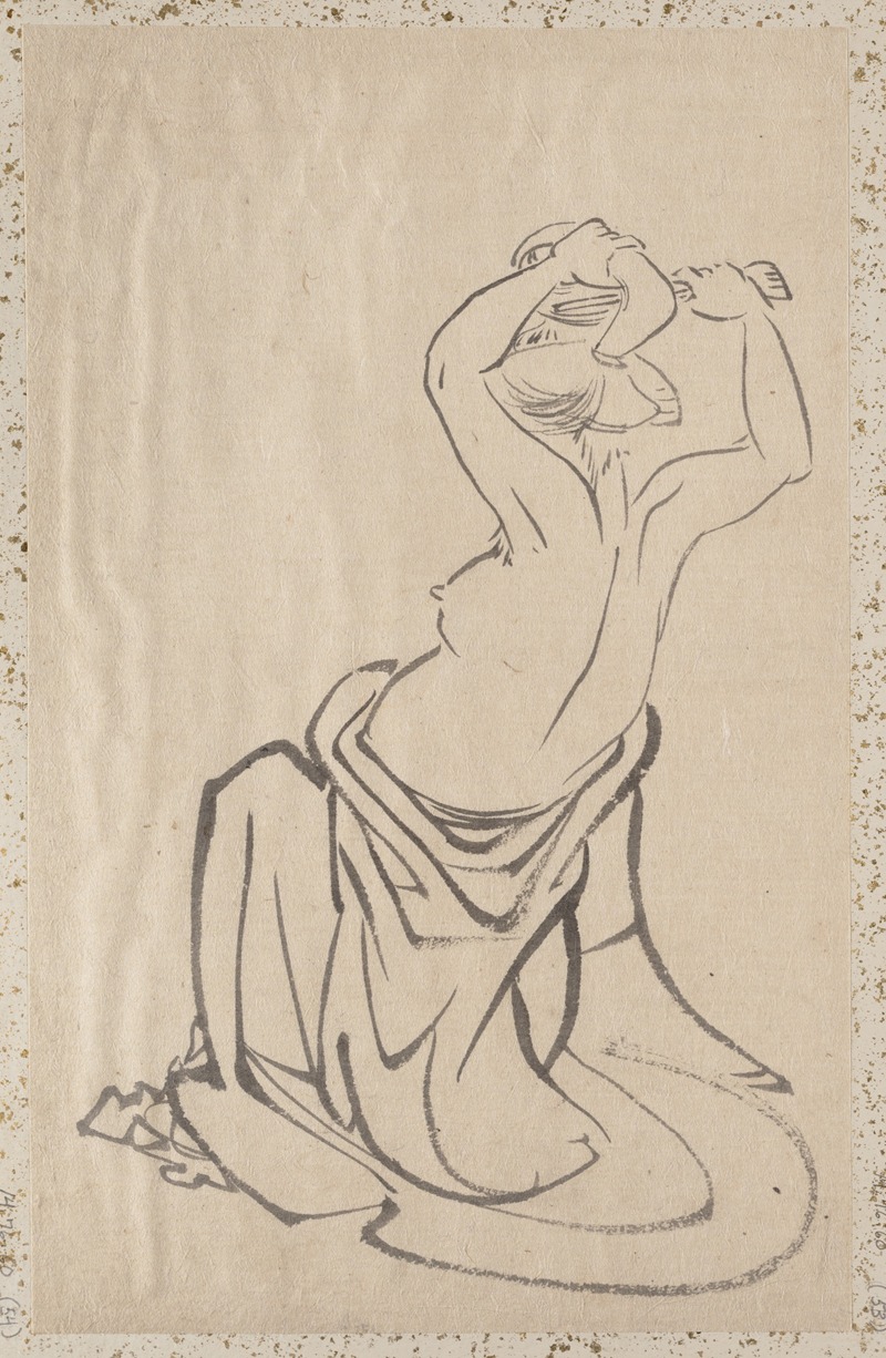 Album of Sketches by Katsushika Hokusai and His Disciples Pl.54 (19th century)