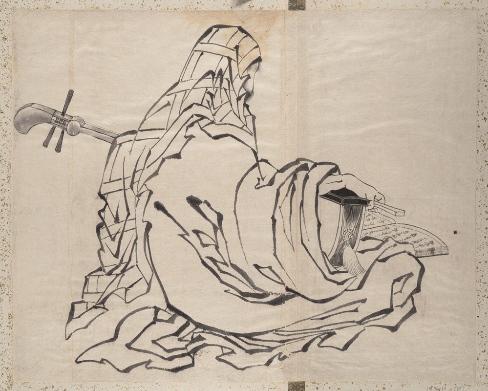 Album of Sketches by Katsushika Hokusai and His Disciples Pl.55 (19th century)