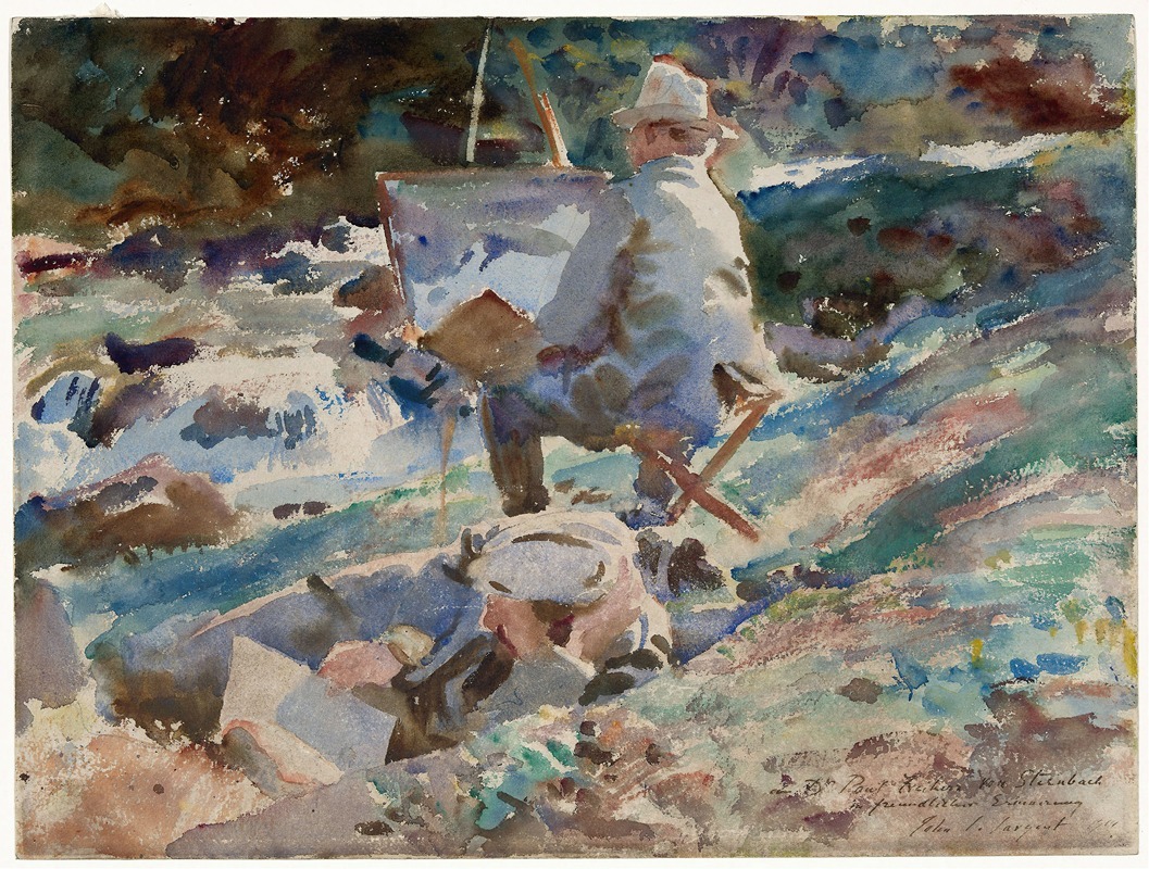 An Artist at His Easel