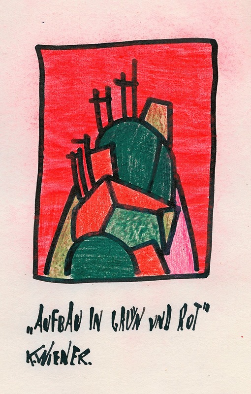 Aufbau in Grün und Rot (around 1921)