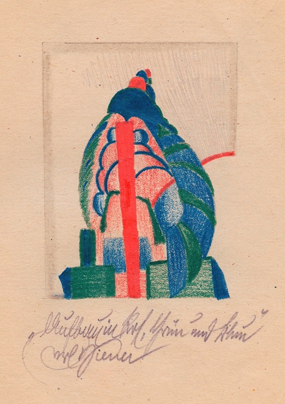 Aufbau in Rot, Grün und Blau (around 1923)