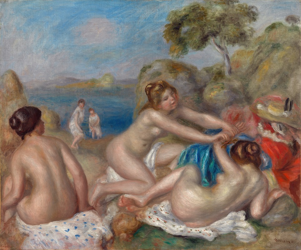 Bathers Playing with a Crab (c. 1897)