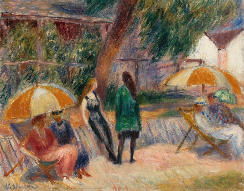 Beach with Figures, Bellport (c. 1915)