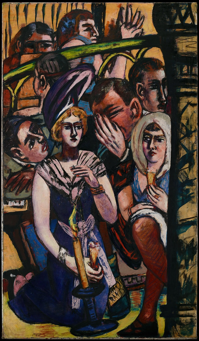 Blind Man’s Buff – Left side of the triptych