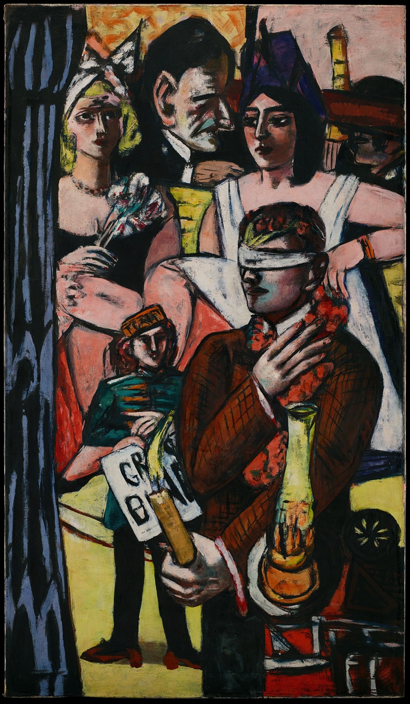 Blind Man’s Buff – Right side of the triptych