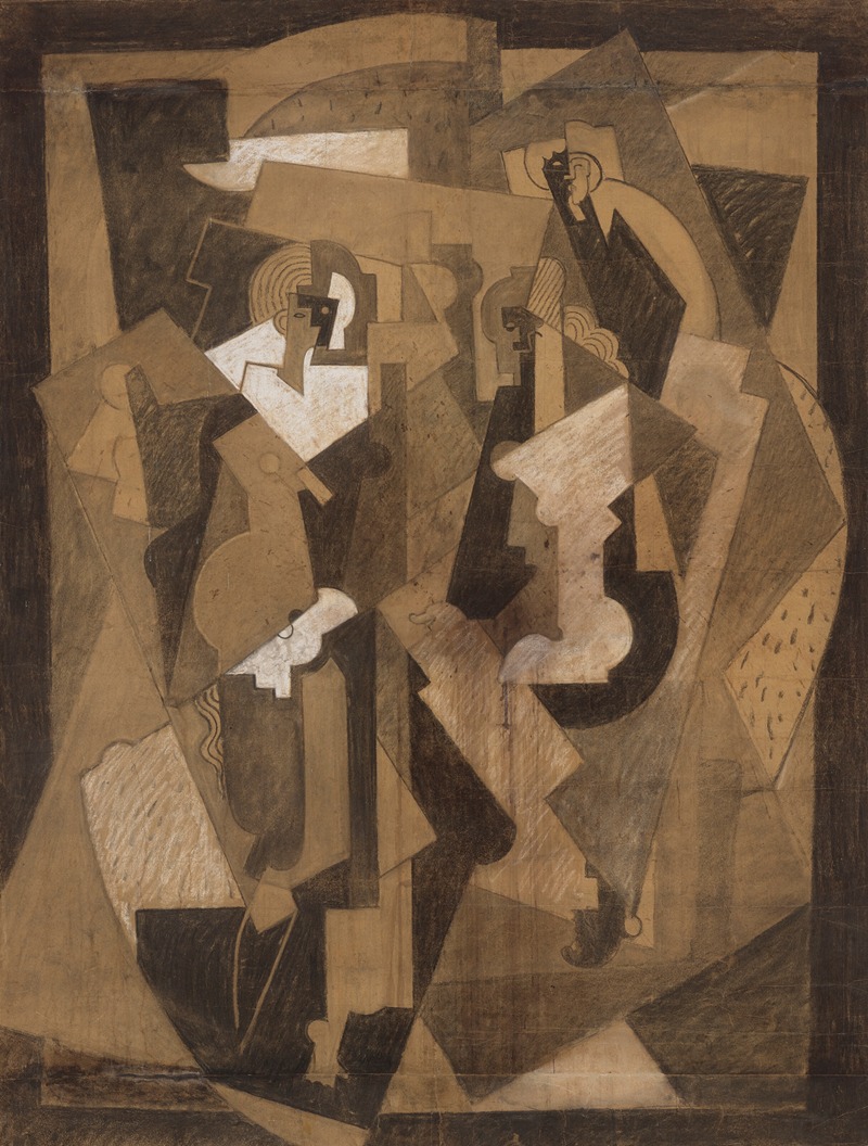 Composition aux trois personnages (circa 1920)