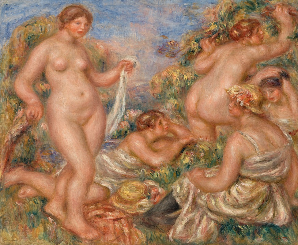 Composition, Five Bathers (Composition, cinq baigneuses) (c. 1917-1918)