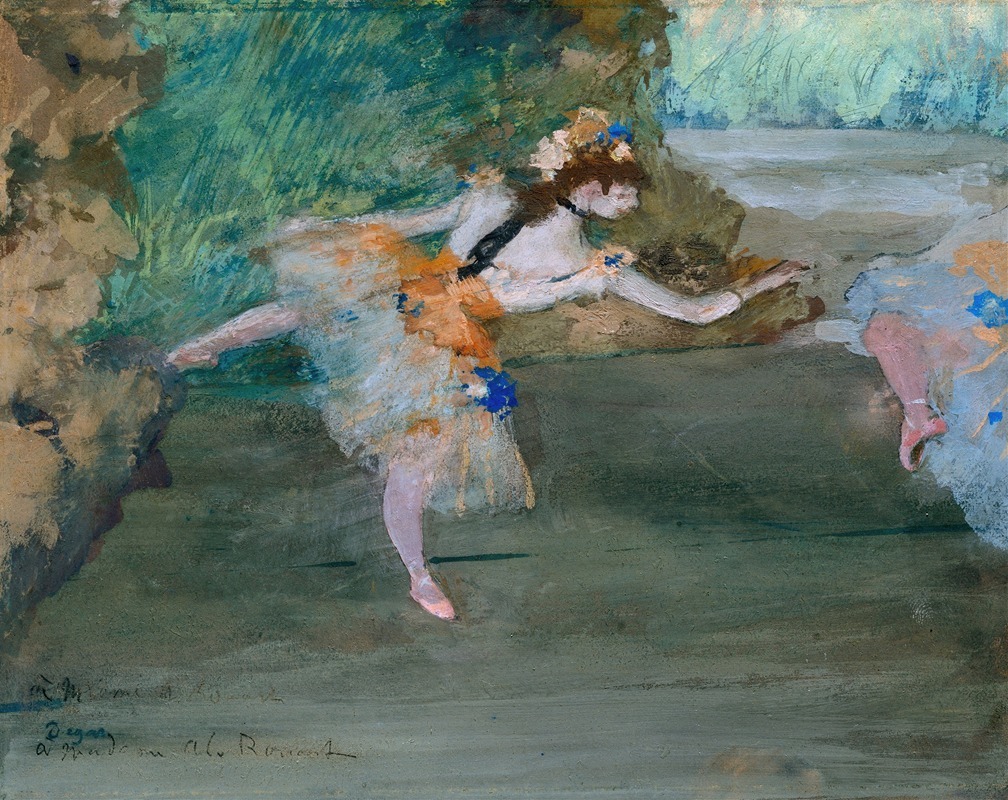 Dancer Onstage (ca. 1877)