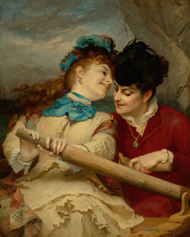 De quoi parlent les jeunes filles (Concerning what the young women are talking about) (circa 1870)