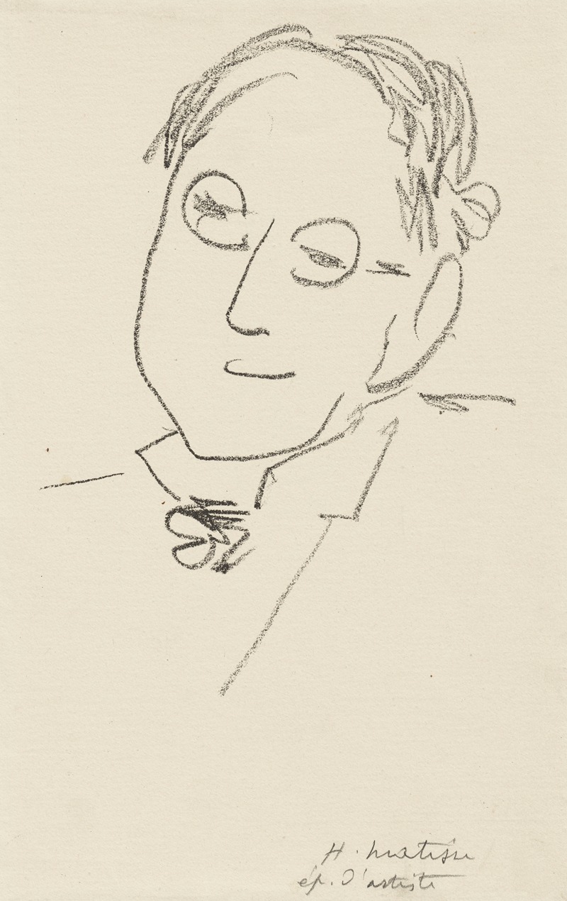 Études pour le frontispice de ‘Choix de pages de Paul Léautaud’ Pl.09