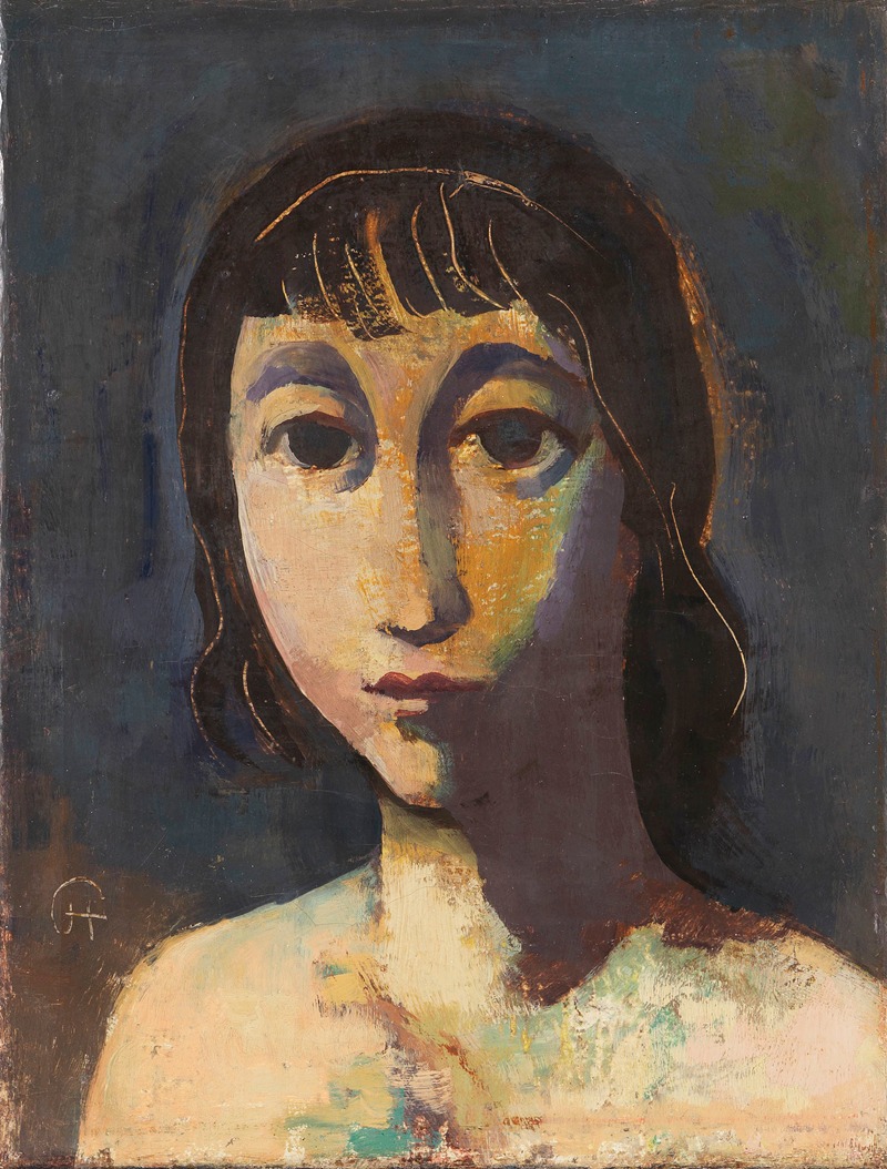 Girl with dark hair