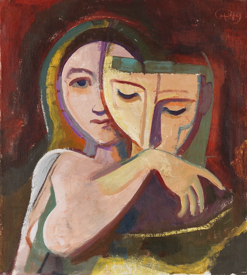Girl with Mask