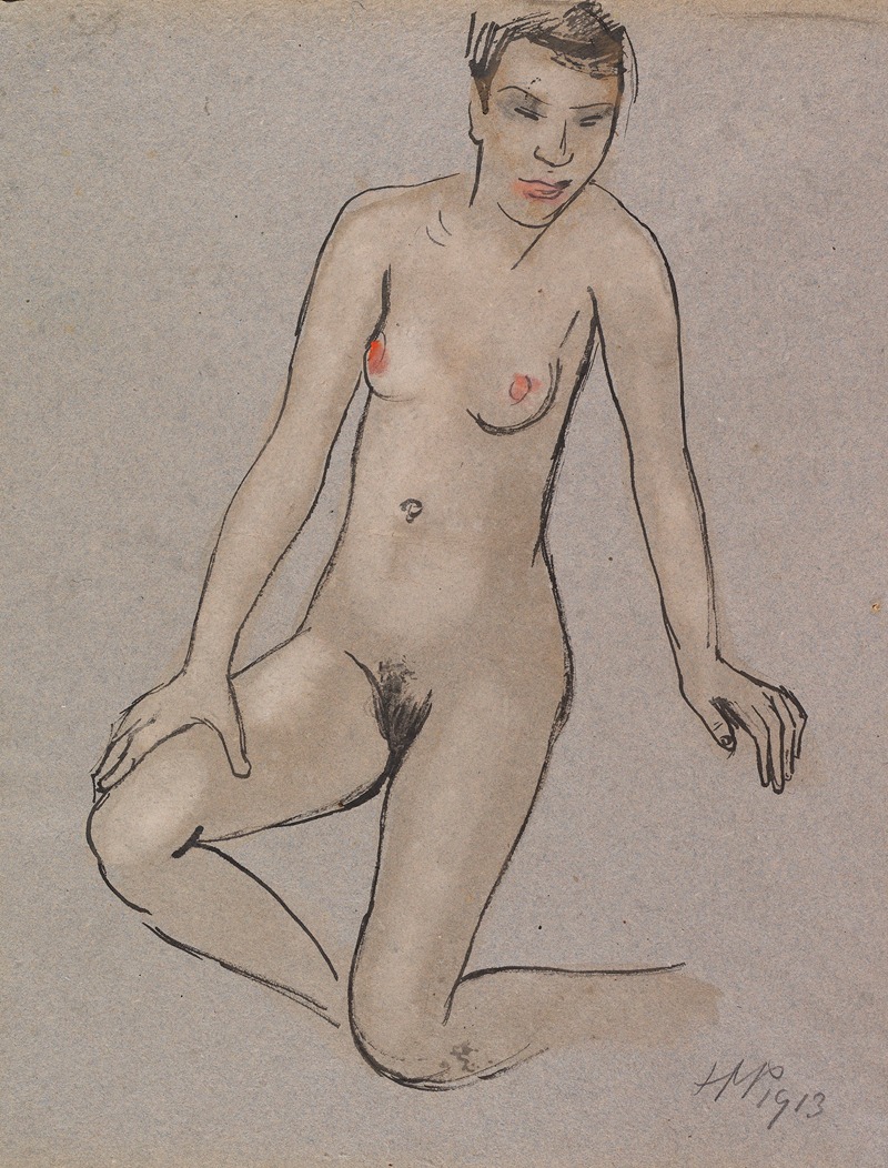 Kneeling Nude