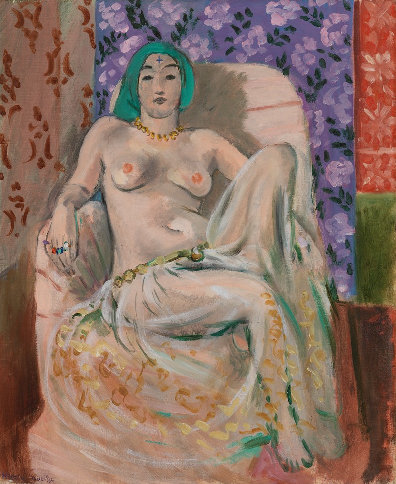 Moorish Woman (The Raised Knee) (Femme mauresque (Le Genou levé))