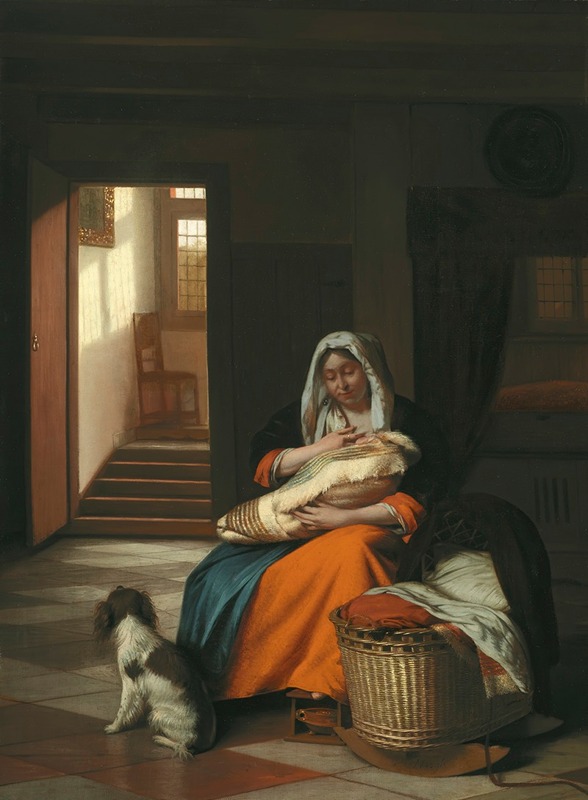 Mother Nursing Her Child (c. 1674-1676)