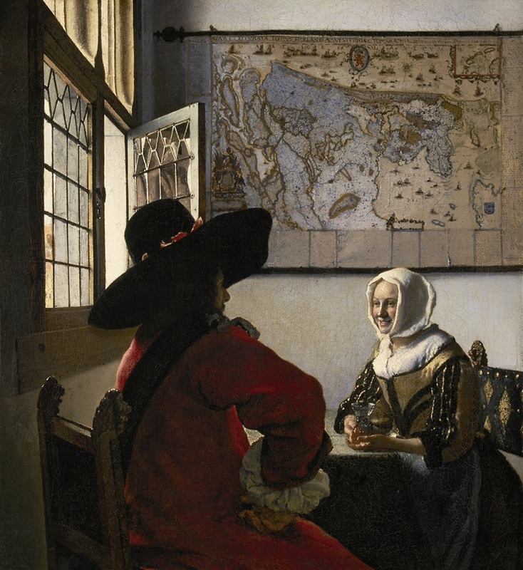 Officer and Laughing Girl (circa 1657)