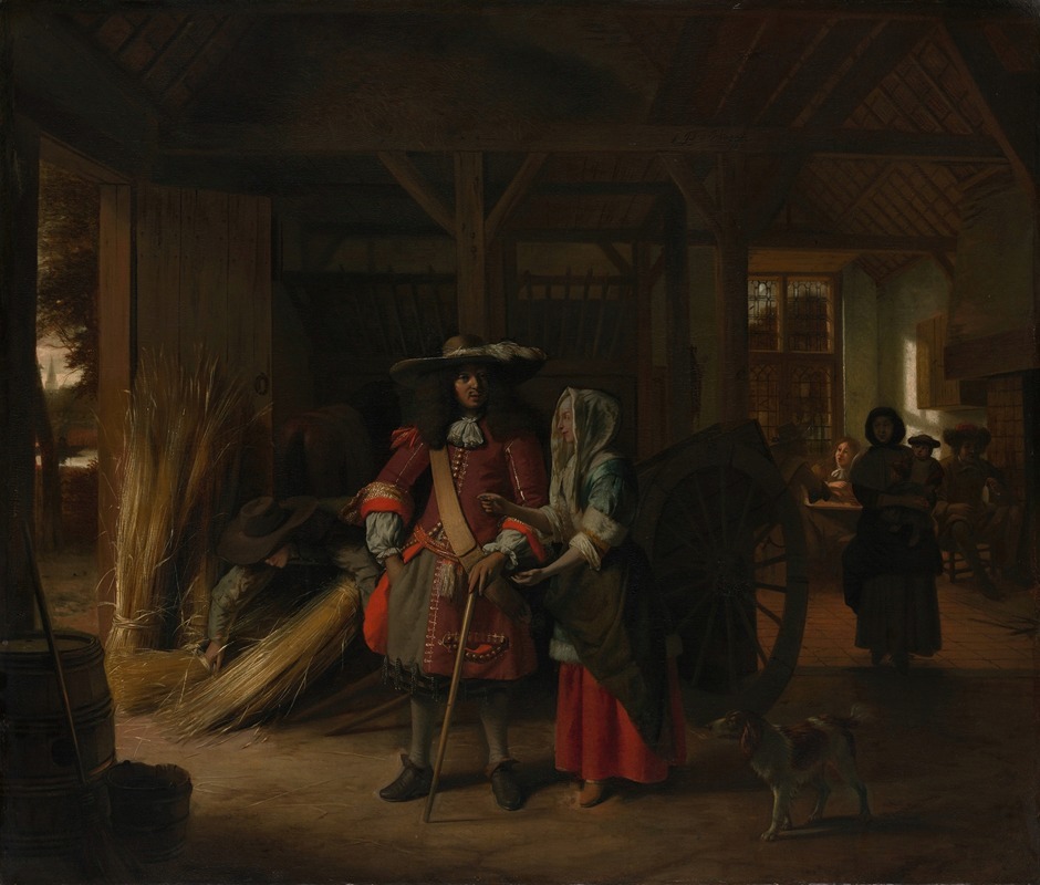 Paying the Hostess (ca. 1670)