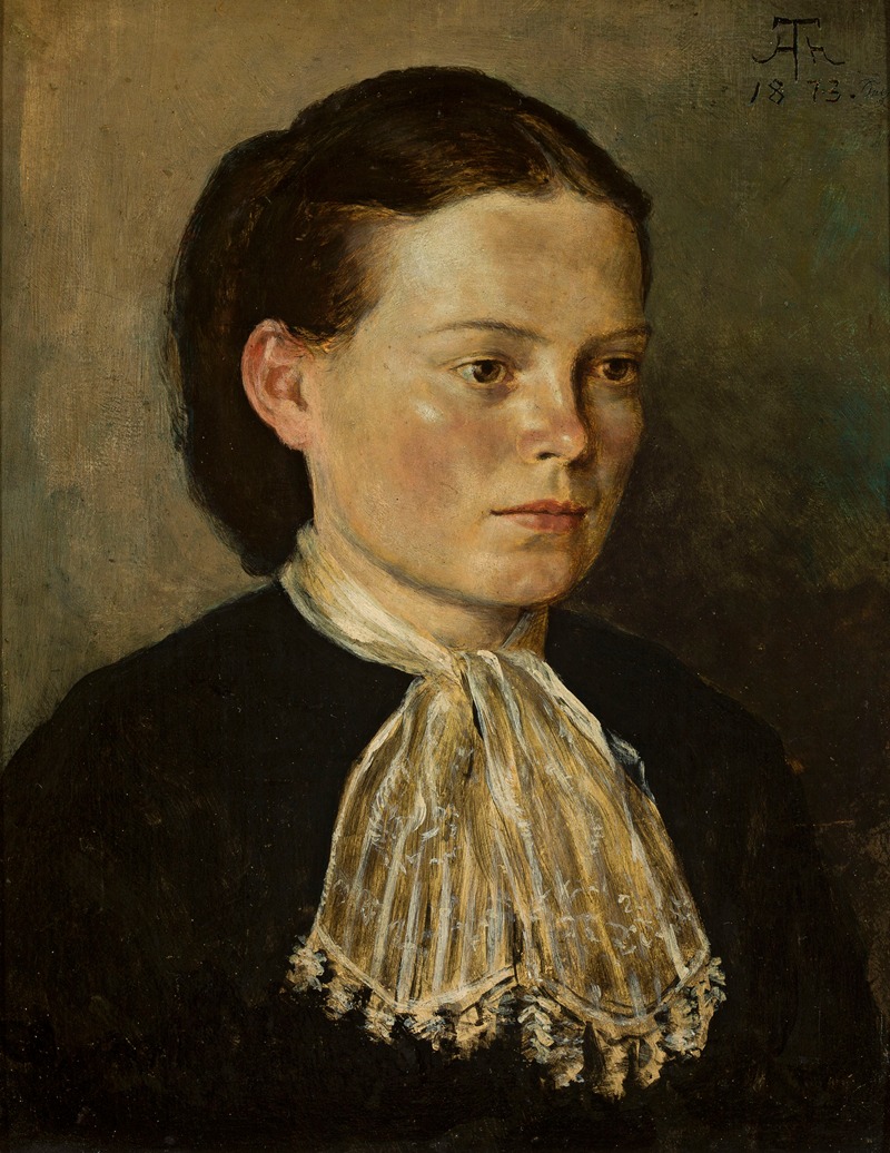 Portrait of Agathe, artist’s sister