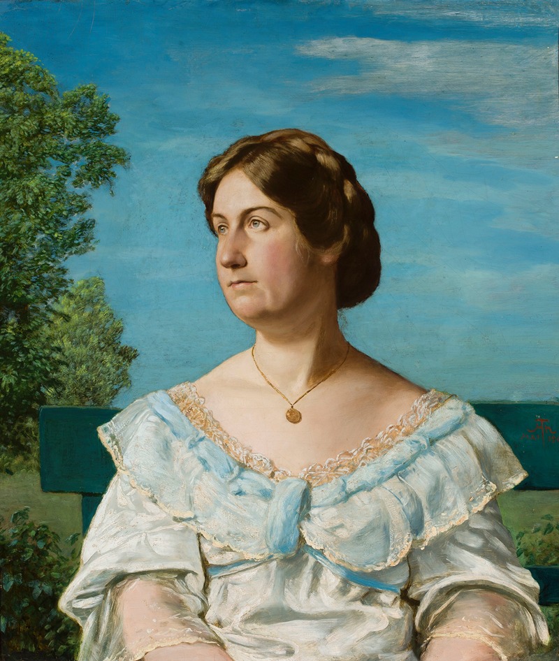 Portrait of Ella Blaue, artist’s adopted daughter