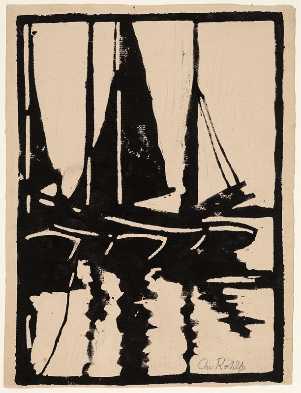 Sailboats in the Harbor