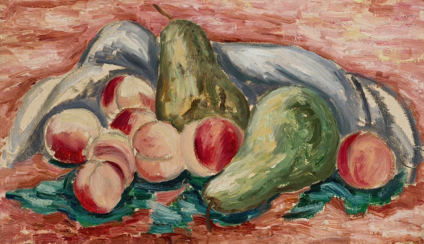 Still Life with Peaches and Pears