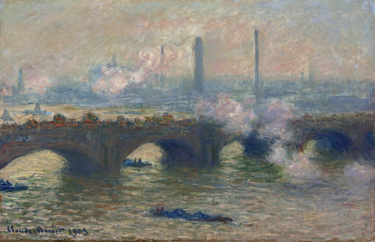 Waterloo Bridge,Gray Day