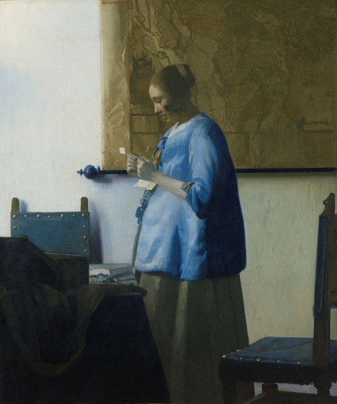 Woman Reading a Letter (c. 1663)