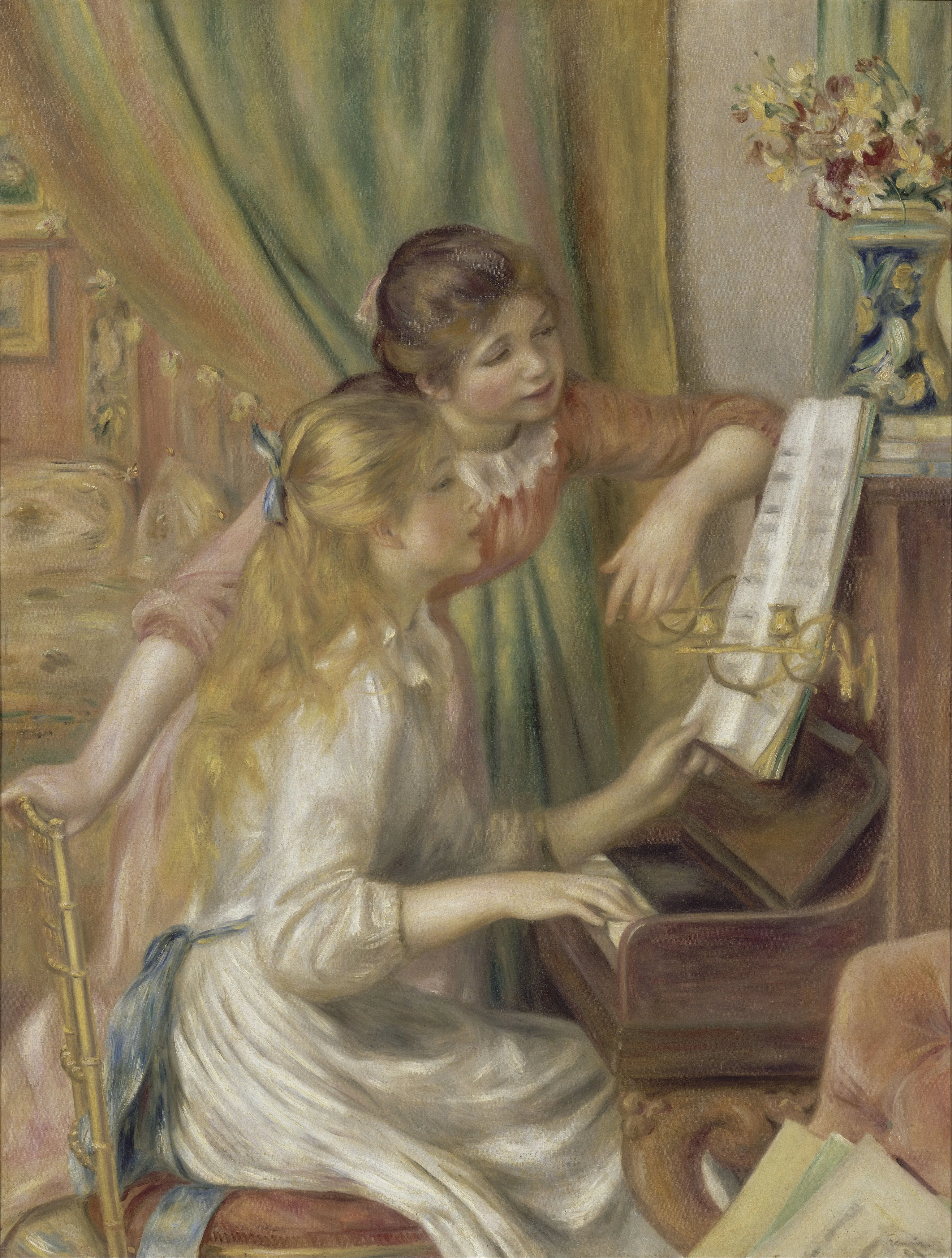 Jeunes filles au piano(ピアノを弾く少女たち)