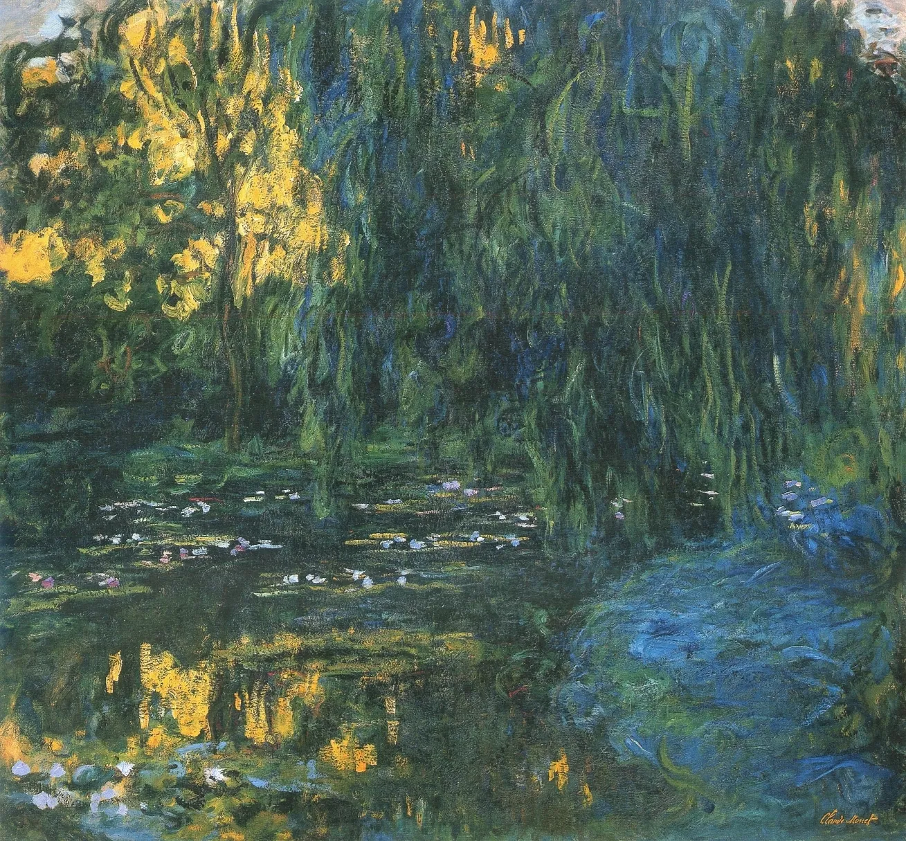 The Water-Lily Pond(睡蓮の池)1917-19年頃