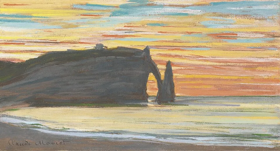 Étretat, Falaise d'Aval（エトルタ、アヴァルの崖）