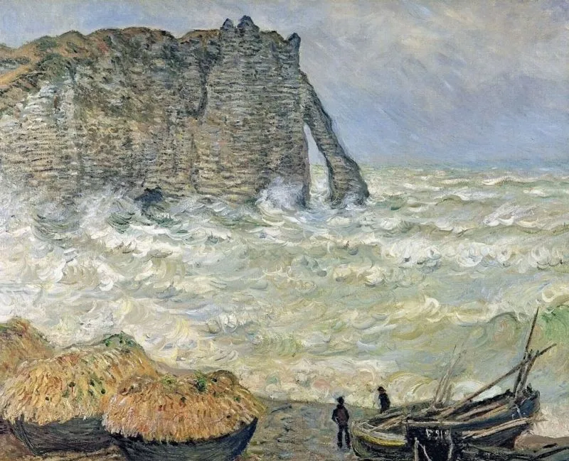 Rough Weather at Étretat（エトルタの荒波）