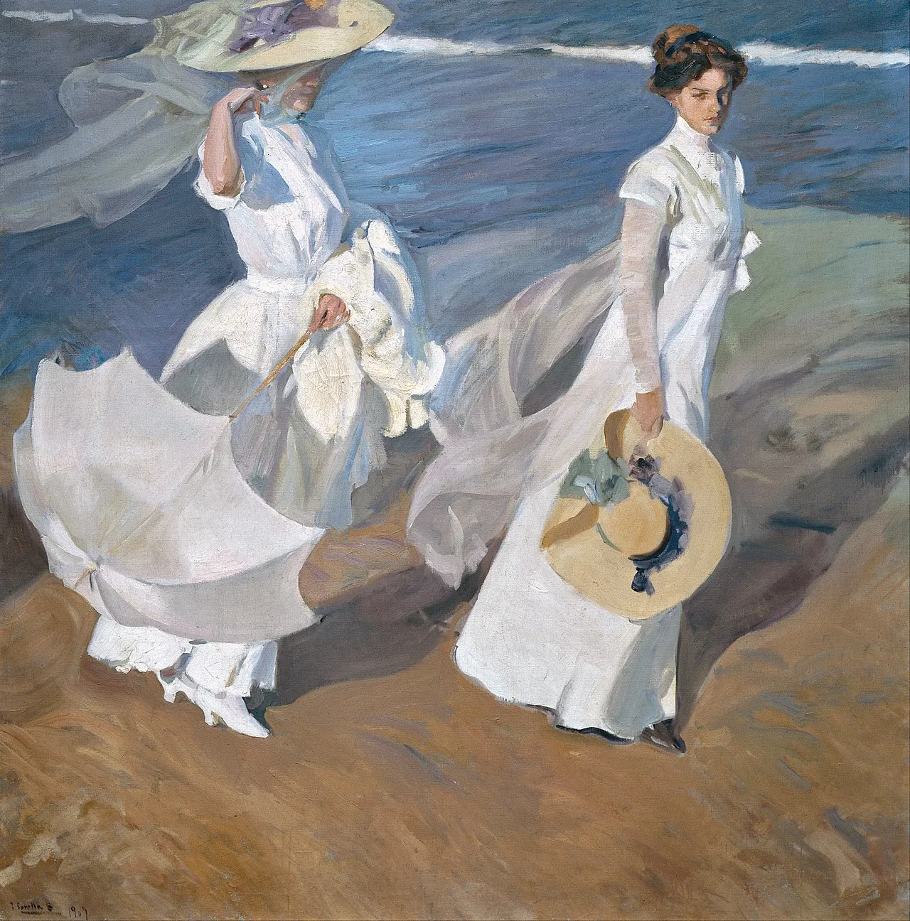Strolling along the Seashore(砂浜の散歩)