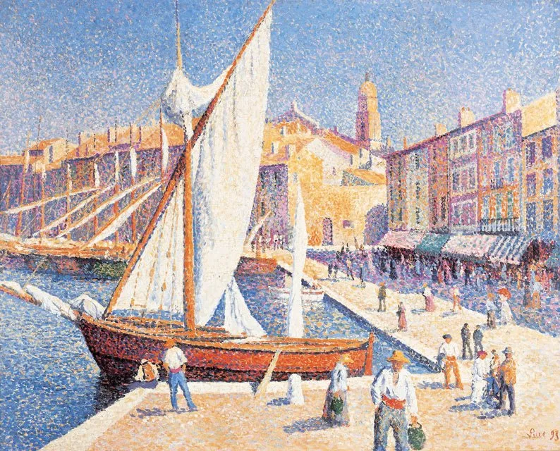 The Port of Saint-Tropez（サントロペの港）
