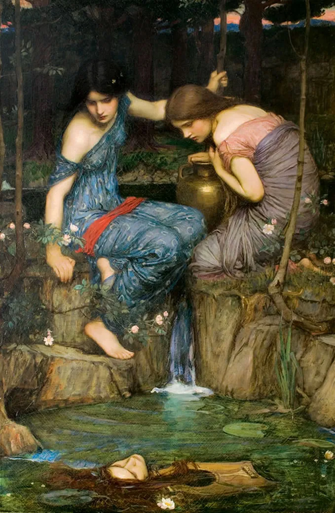 Nymphs Finding the Head of Orpheus（オルフェウスの首を見つけるニンフたち）