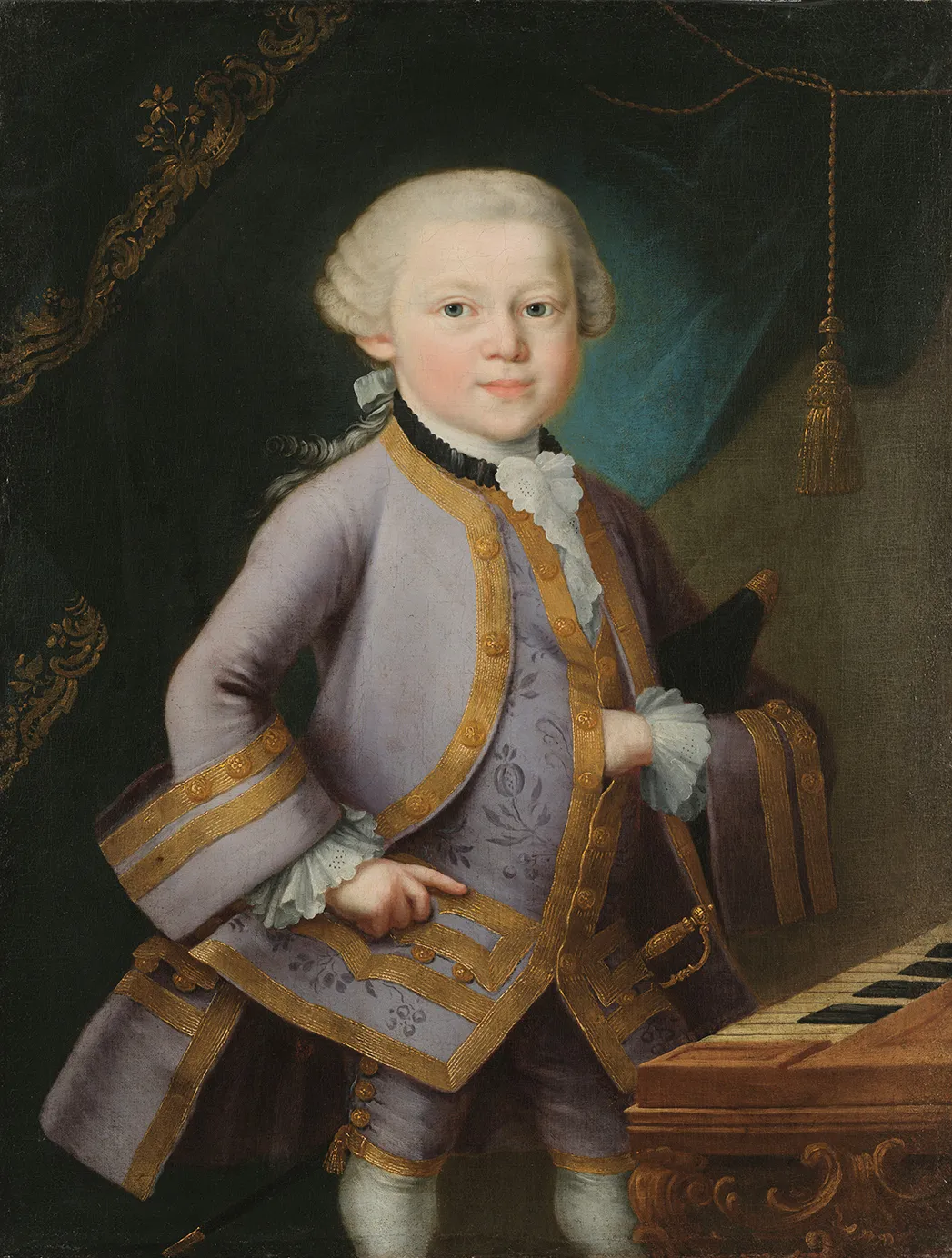 Boyhood Portrait / W. A. Mozart in formal attire(少年時代のモーツァルト)