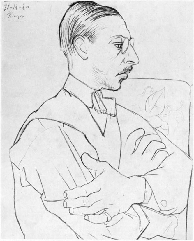 Portrait d'Igor Stravinsky
