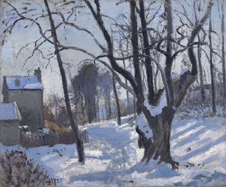 Snow at Louveciennes