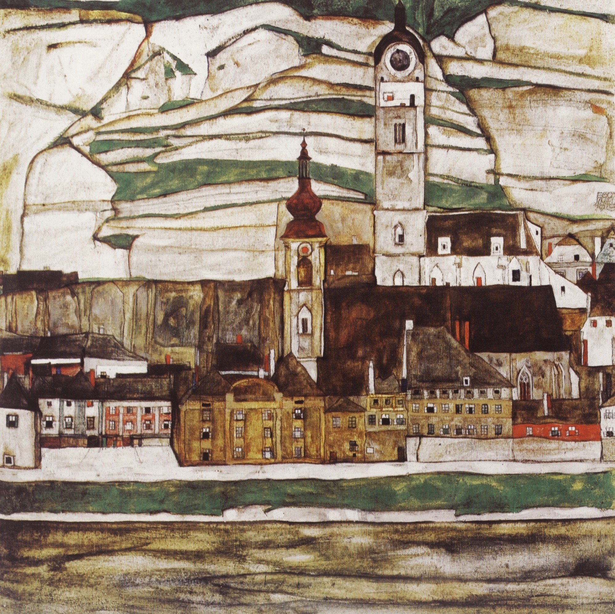 Stein on the Danube, Seen from the South
