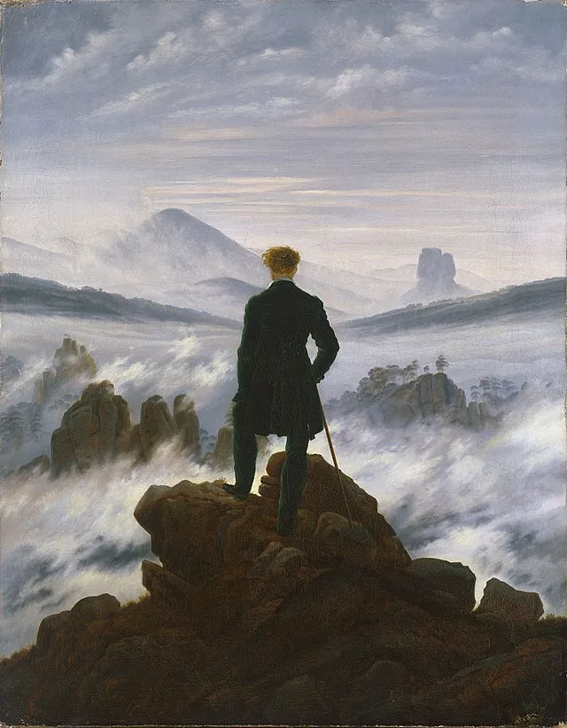 Wanderer above the Sea of Fog（雲海の上の旅人）