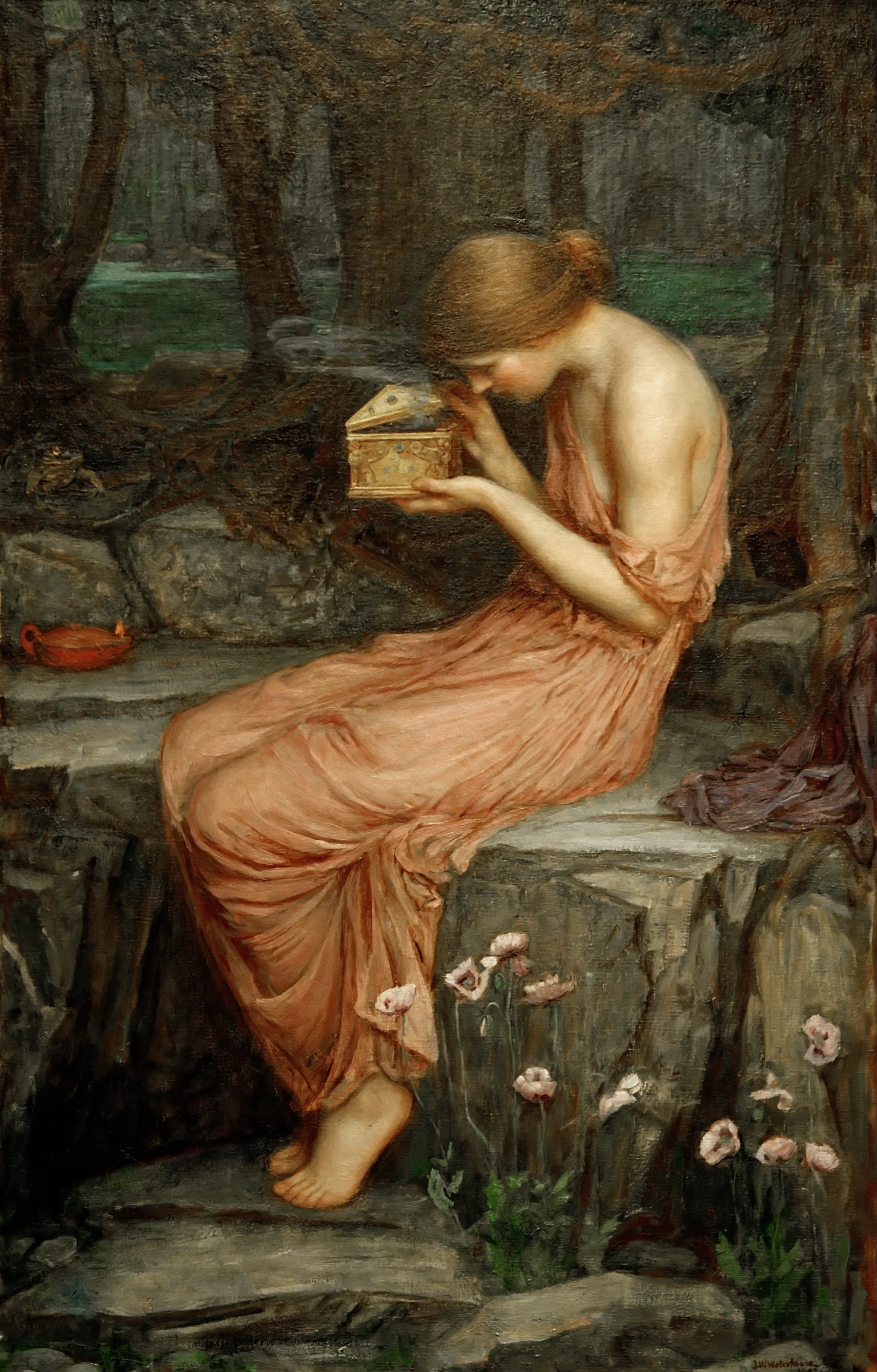 Psyche Opening the Golden Box（黄金の箱を開けるプシューケー）